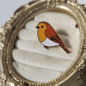 Charming Bird Enamel Pin